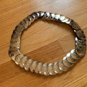 Beautiful vintage silver belt